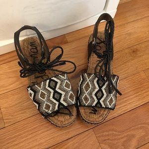 NEW WOT Sam Edelman Women's Neera Espadrille Wedge